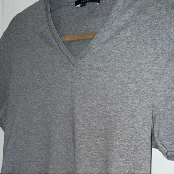 Gucci grey Logo Stripe V-Neck Tee T Shirt Men’s XL red & navy stripes - Picture 9 of 11